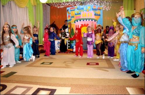 Царица ночь - сценарий новогоднего праздника для детей подготовительной группы