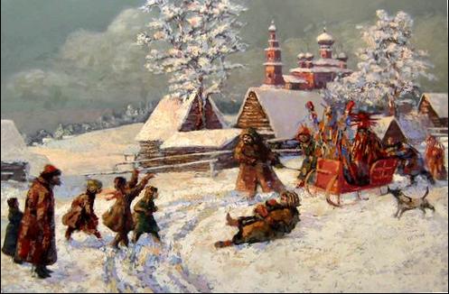 Как на руси отмечали рождество?